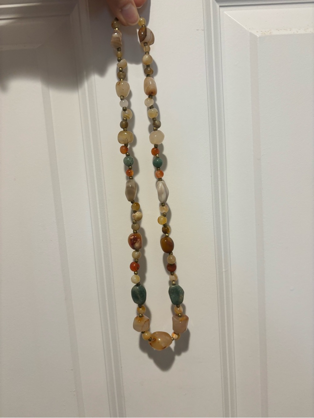 Vintage Anthropologie Style Stone Necklace